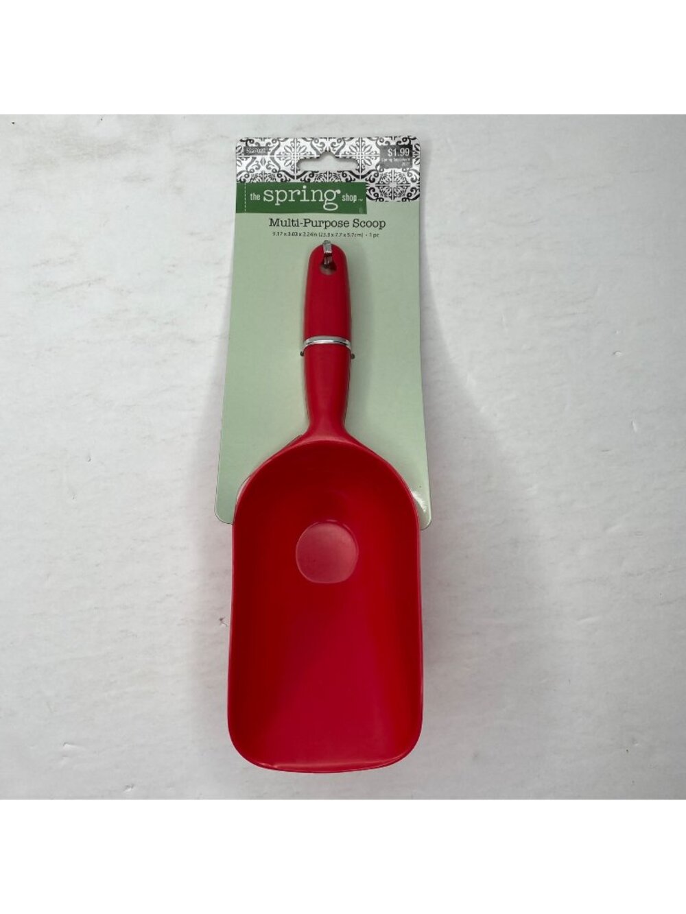 The Spring Shop Multi-Purpose Red Scoop Food-Safe Dishwasher Safe